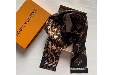 fake louis vuitton hair scarf|louis vuitton cheetah scarf.